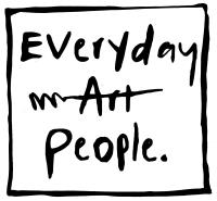 Linocut Art Prints - Everyday Art People image 1